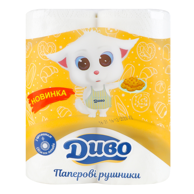 Рушники паперові Диво 2шт 2шар
