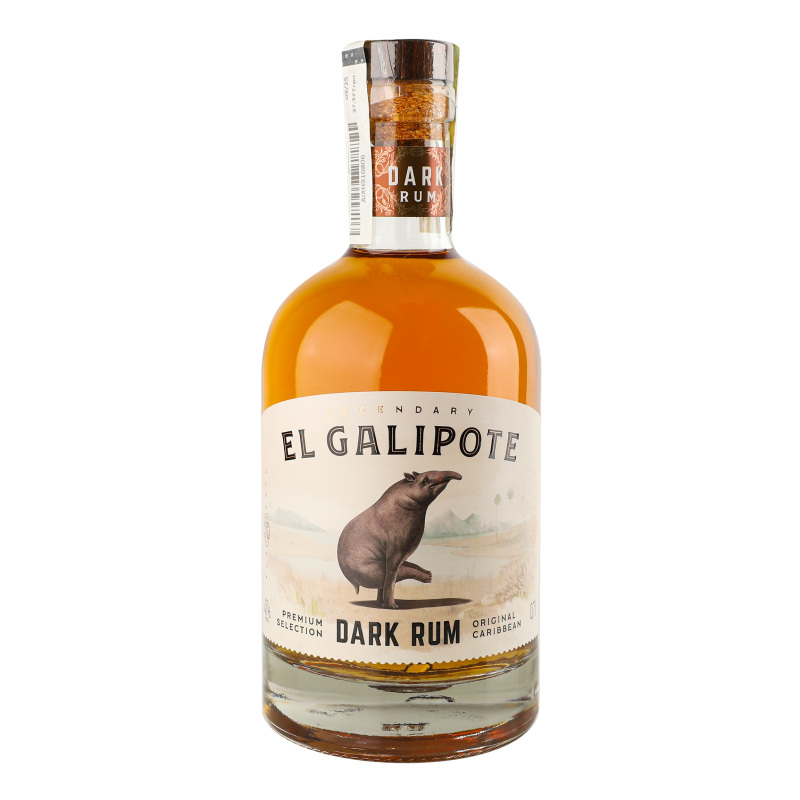 Ром El Galipote 0,7л Темний 40%