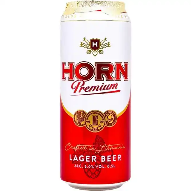 Пиво Horn Disel 0,5л Premium 5% ж/б