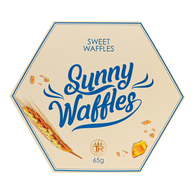 Вафлі TruffRoyal 65г Sunny Waffles сол
