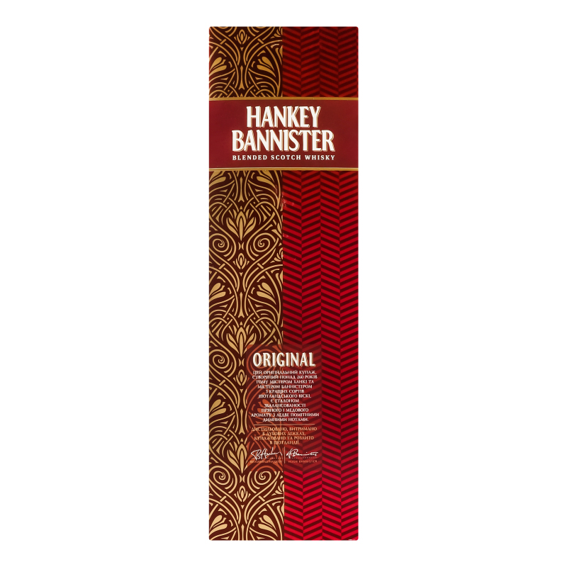 Віскі Hankey Bannister 1л Шотландія 40%
