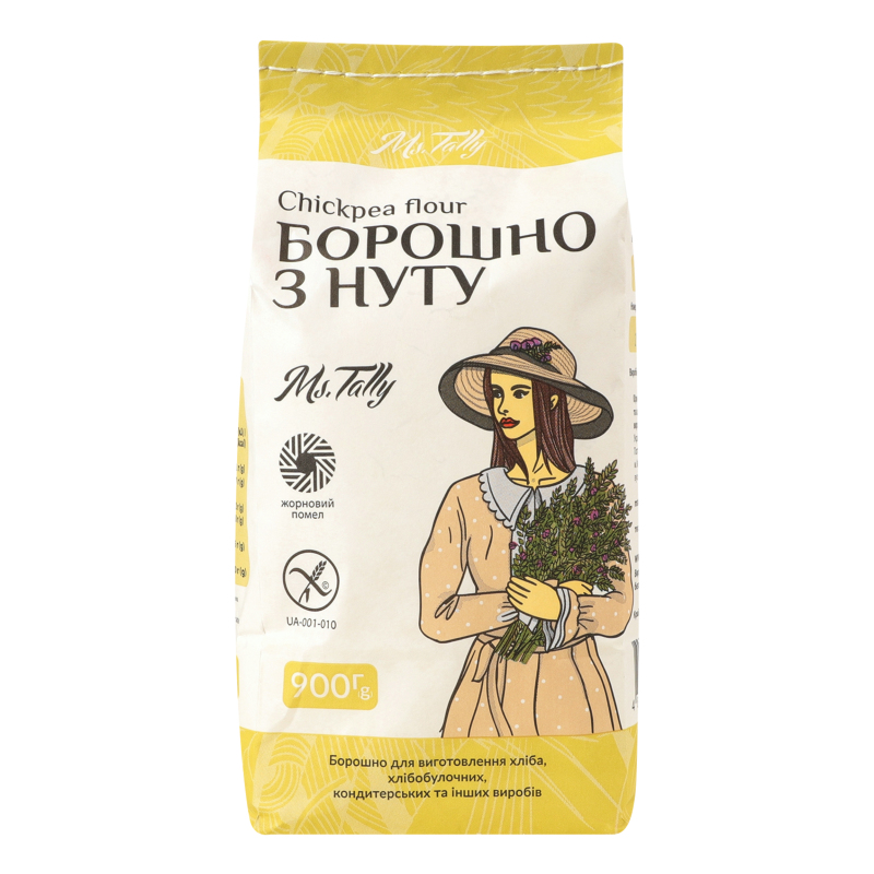 Борошно Ms.Tally 900г З нуту б/глютену
