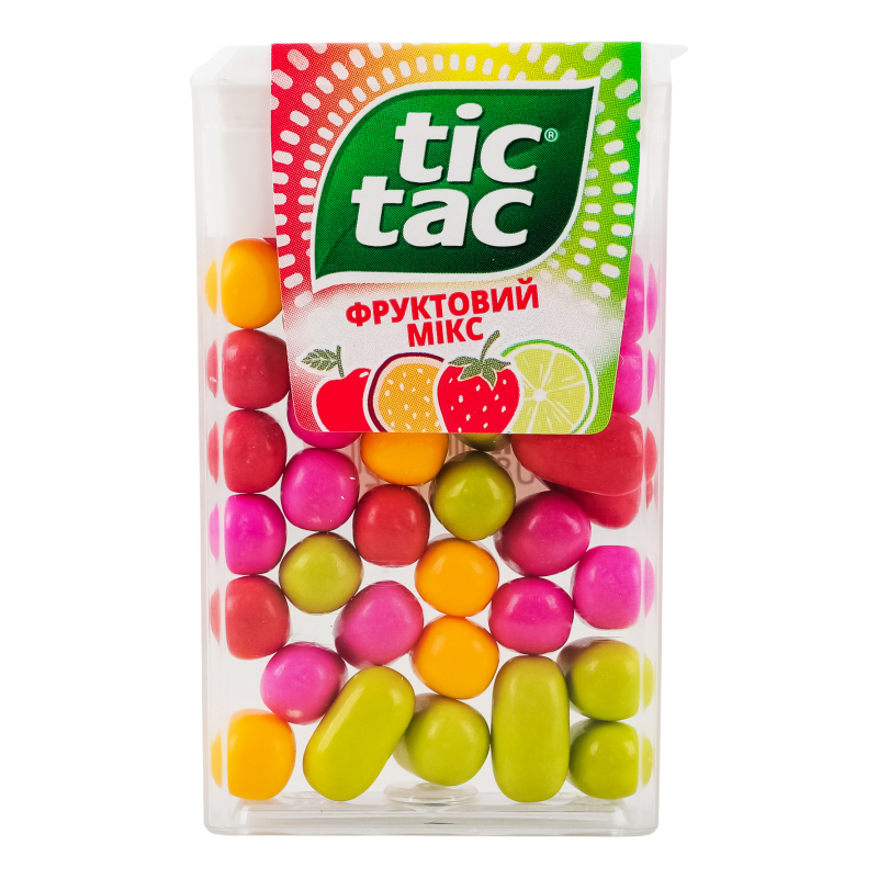 Драже tic tac 18г Фруктовий мікс
