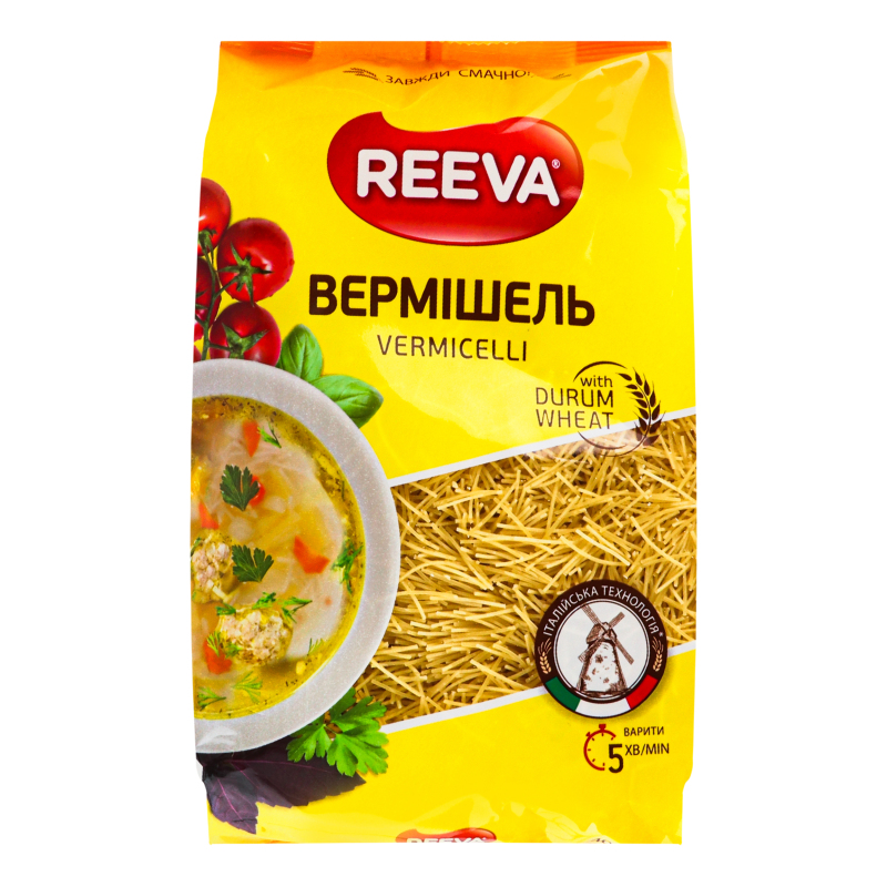 Макарони Reeva 400г Вермішель