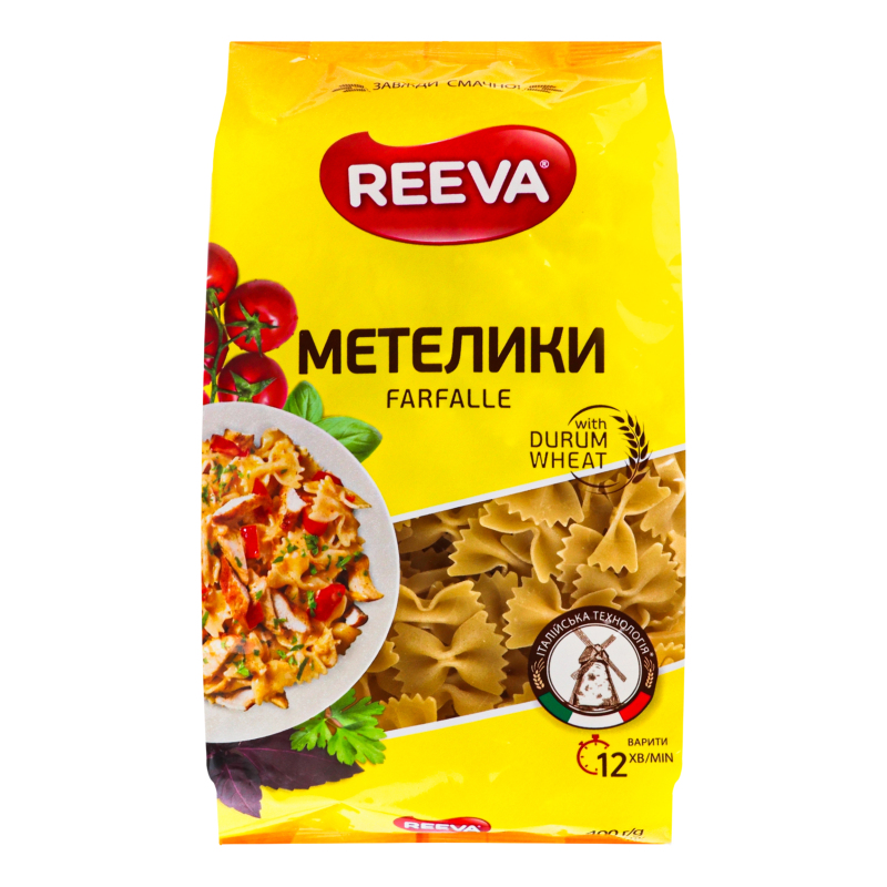 Макарони Reeva 400г Метелеки