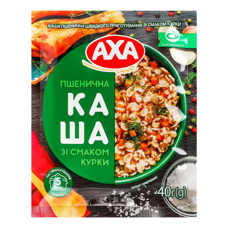 Каша АХА 40г Пшенична смак курки