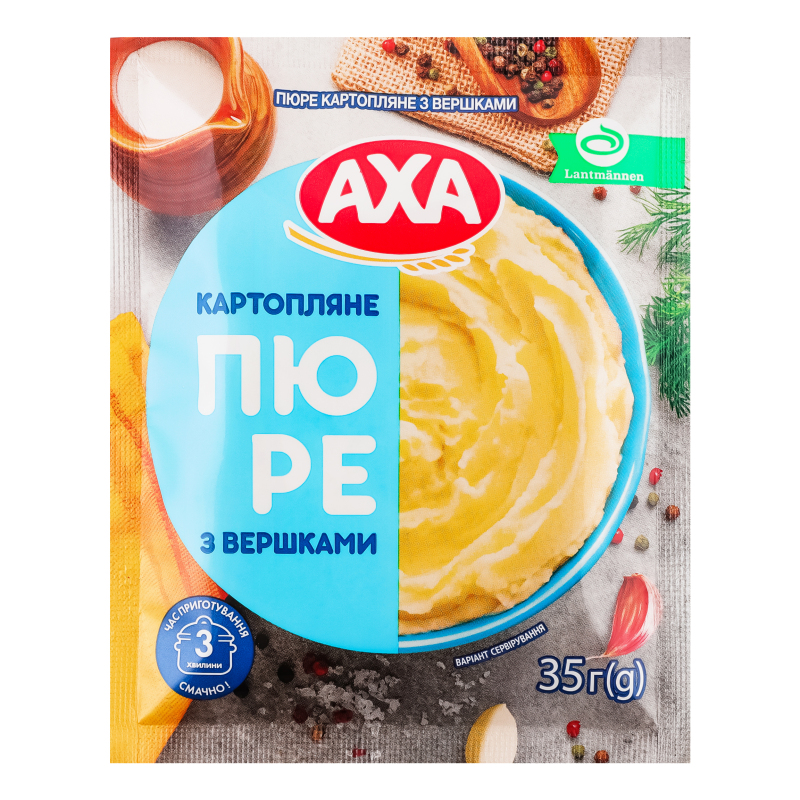 Пюре АХА 35г Картопляне з вершками