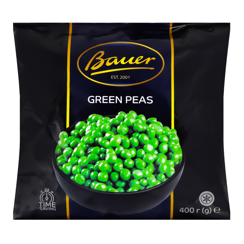 Горошок Bauer 400г Зелений