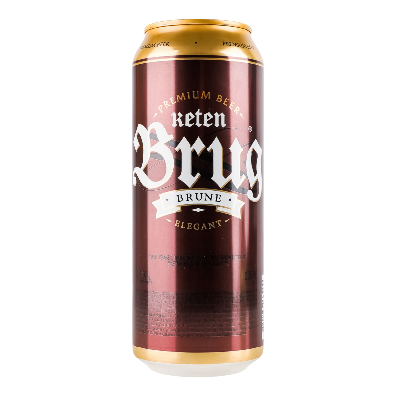 ПивоKeten Brug 0,5л Brune Elegant 6% ж/б