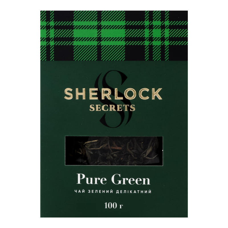 Чай Sherlock 100г Secrets Pure Green зел