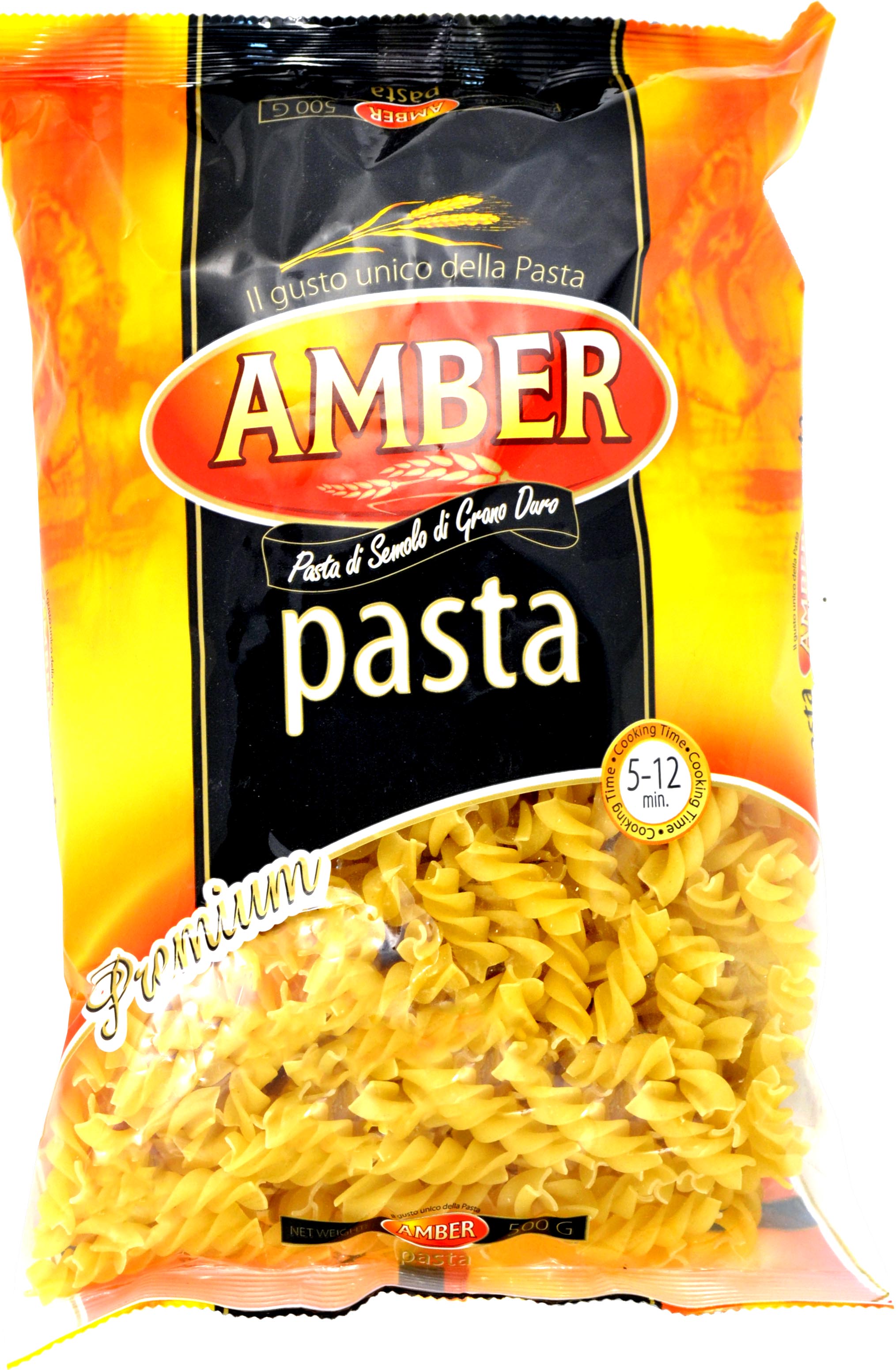 Макаронні вироби Amber Pasta 1кг Fusilli