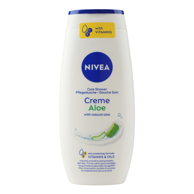 Гель д/душу Nivea 250мл Крем та алое