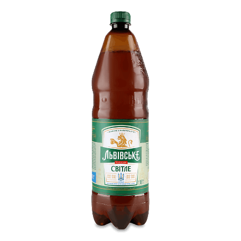 Пиво Львівське 1,18л Світле 4,3% ПЕТ