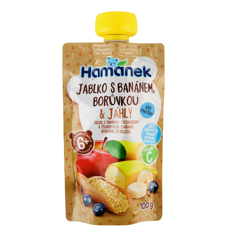 ДХ Пюре Hame 100г Ябл банан чорниця пшон