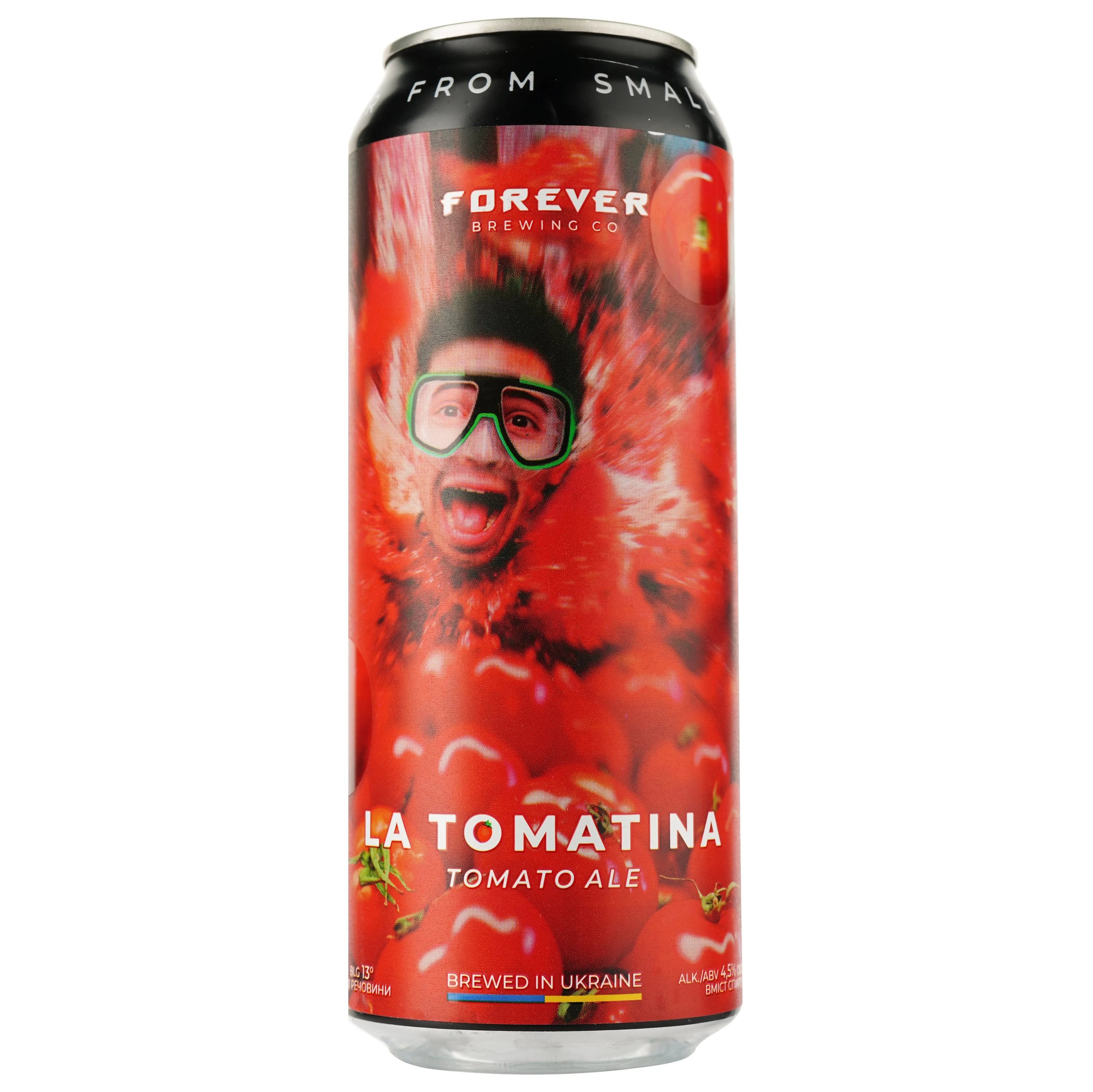 Пиво FOREVER 0,5л La Tomatina 4,5% ж/б