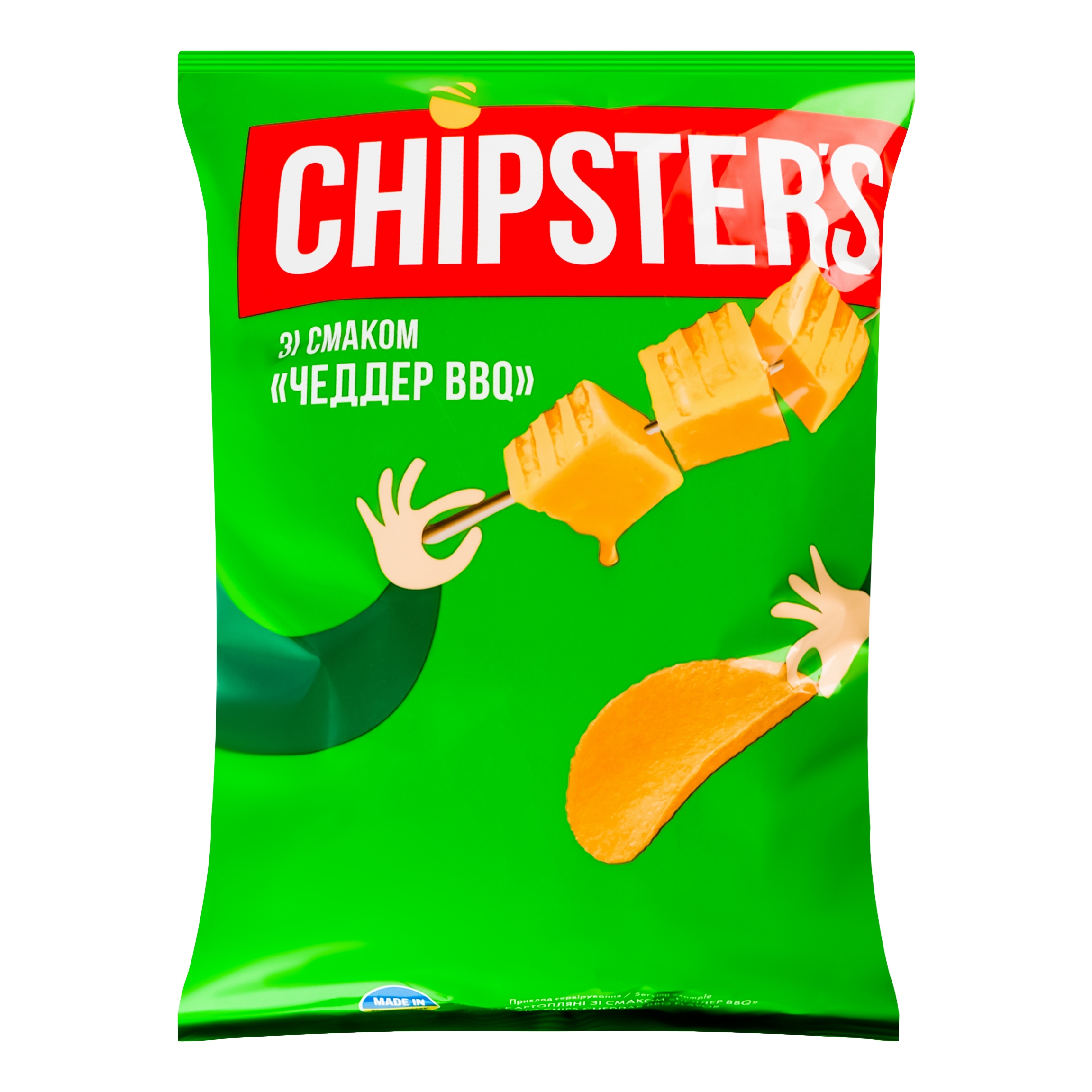 Чипси Chipsters 130г Чедер