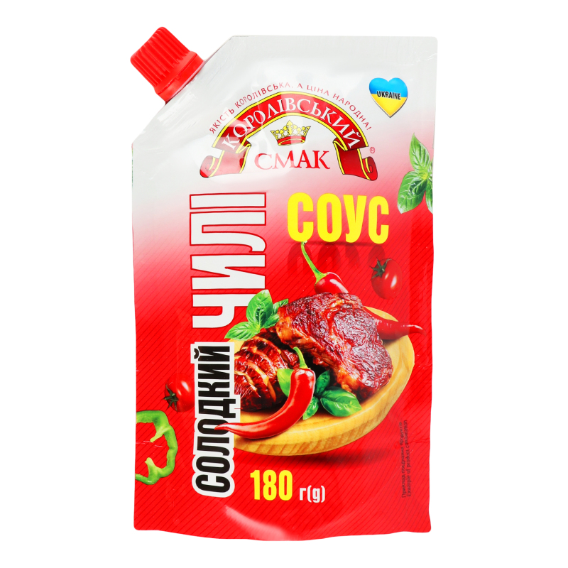 Соус КоролівськийСмак 180г Солодкий чилі