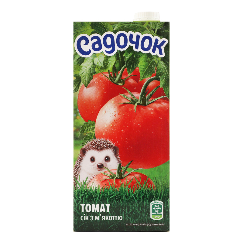 Сік Садочок 0,95л Томатний з мякоттю