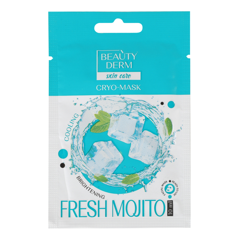 Маска д/обл BeautyDerm 10мл Fresh Mojito