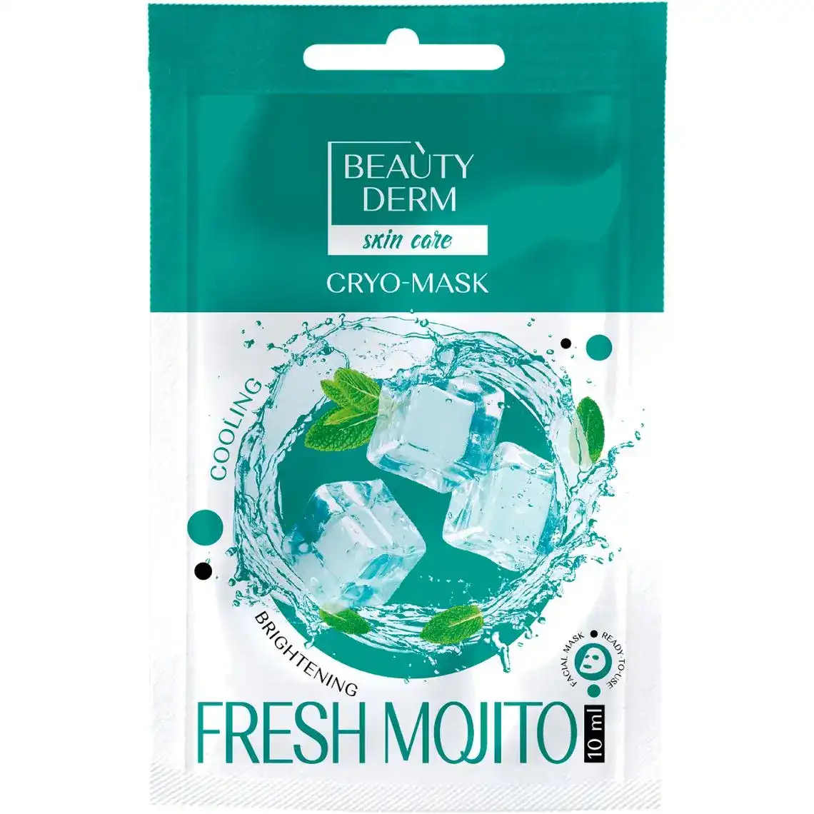 Маска д/обл BeautyDerm 10мл Fresh Mojito