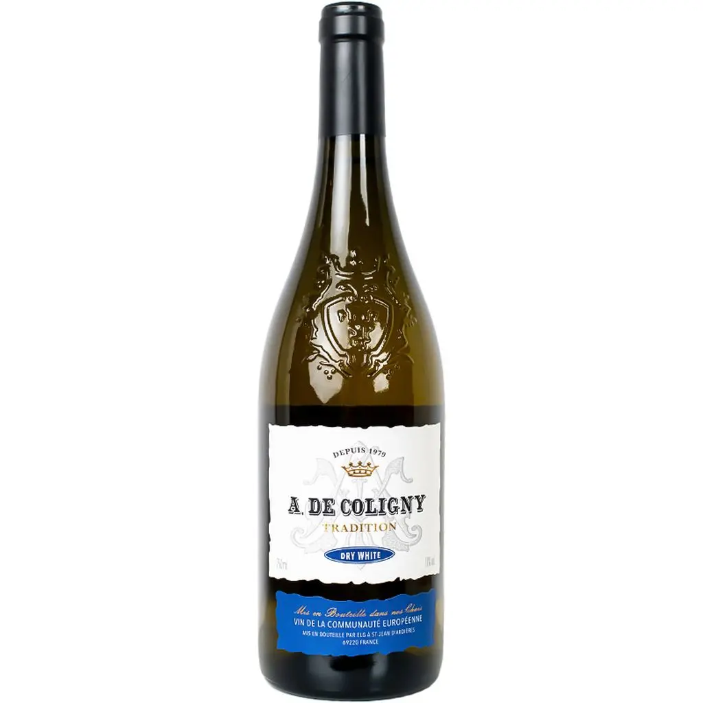 Вино A. De Coligny 0,75л біле сухе 11%