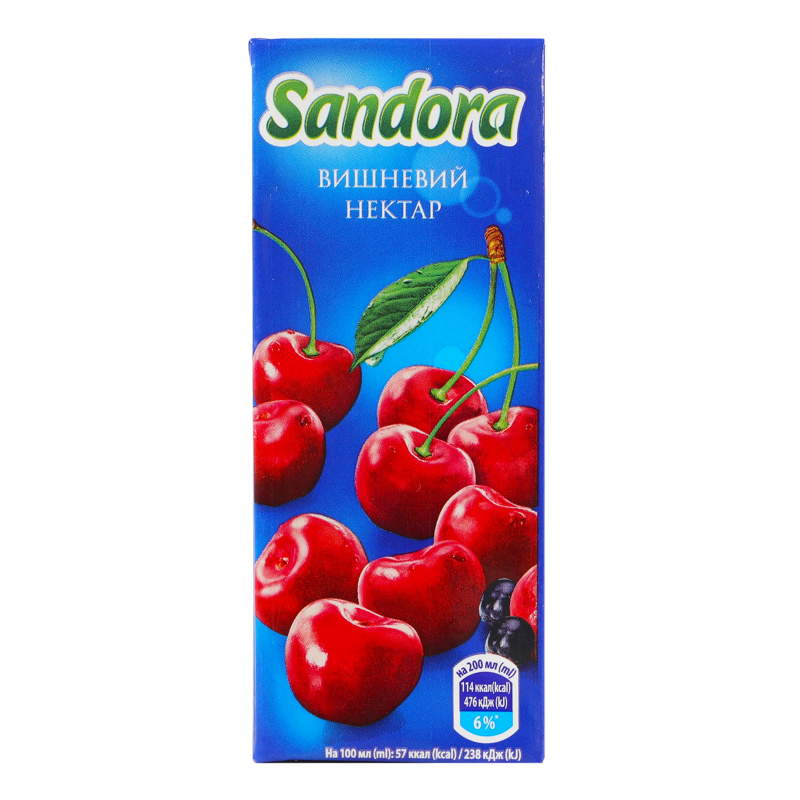 Нектар Sandora 0,2л Вишня