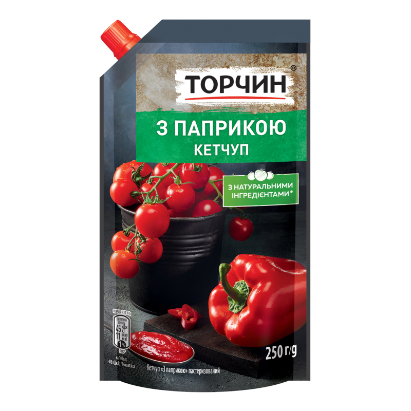 Кетчуп Торчин 250г З паприкою дп