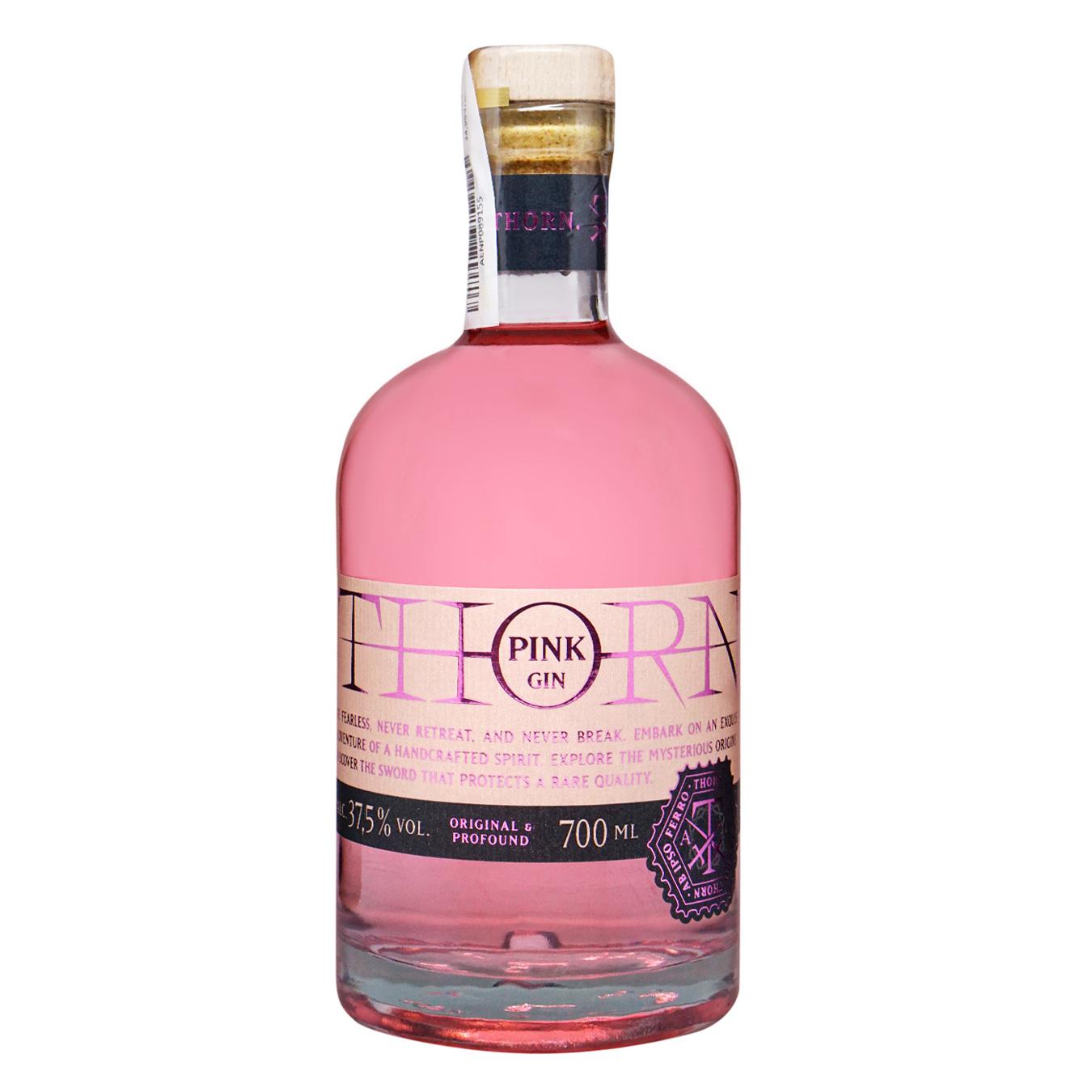 Джин Thorn 0,7л Pink Gin 37,5%%