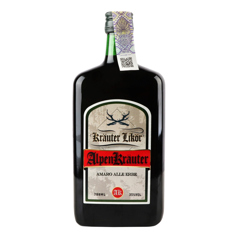 Лікер Alpen Krauter 0,7л Amaro 35%