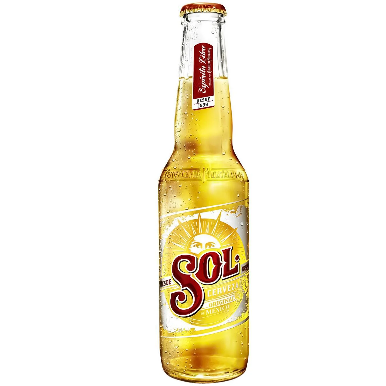 Пиво Sol 0,33л світле 4,5% с/б