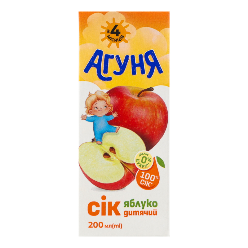 ДХ Сік Агуня 0,2л Яблуко