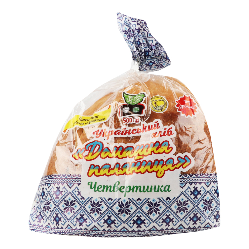 Хліб Паляниця Золотий Дар 500г Домашн пш
