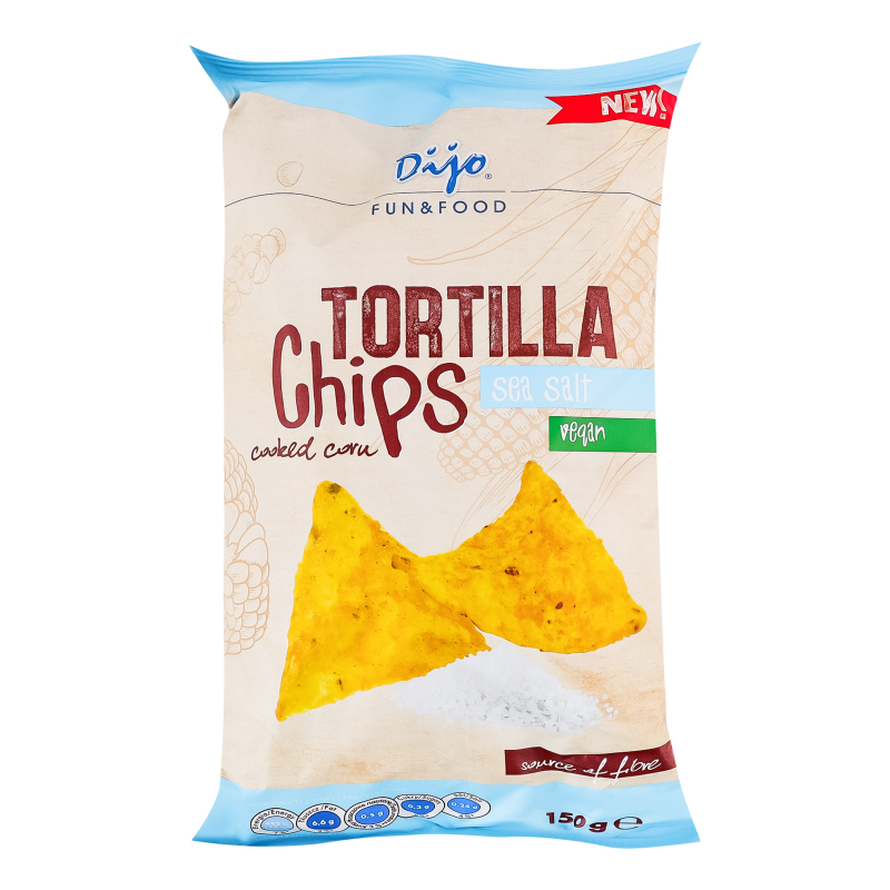 Тортилья Dijo 150г Чипси класичні солоні