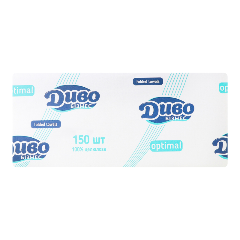 Рушники папер ДивоPremio 150шт2шар білі