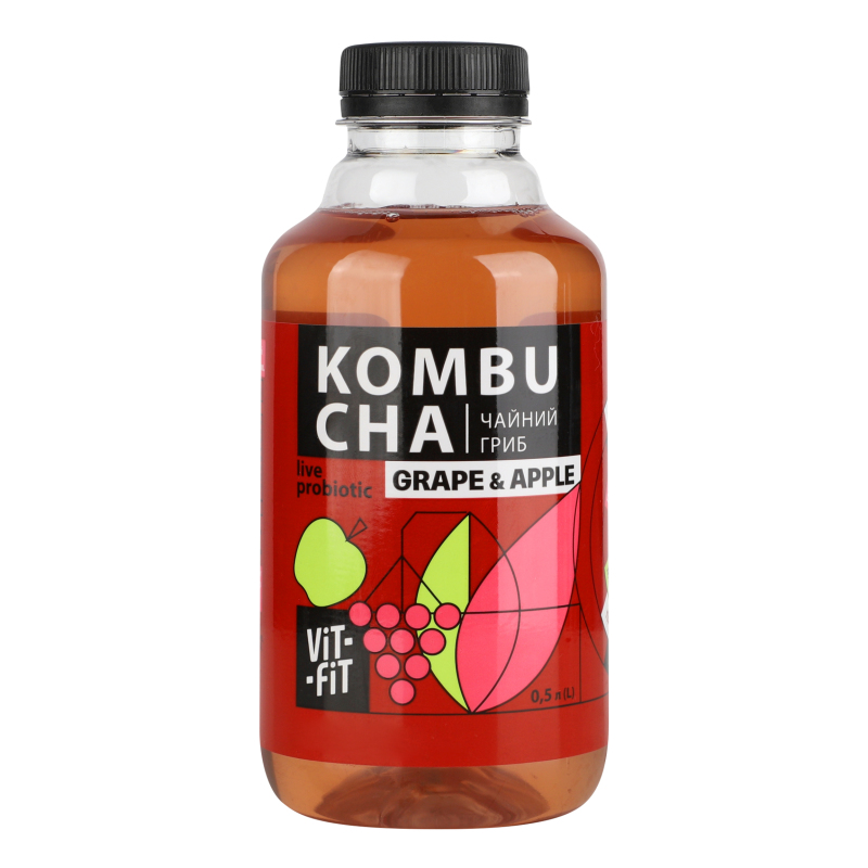 Напій Vit Fit0,5лKombuchaGrape&Apple