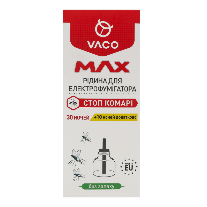 РідинаVACOMAX30мл д/електрофум30н+10