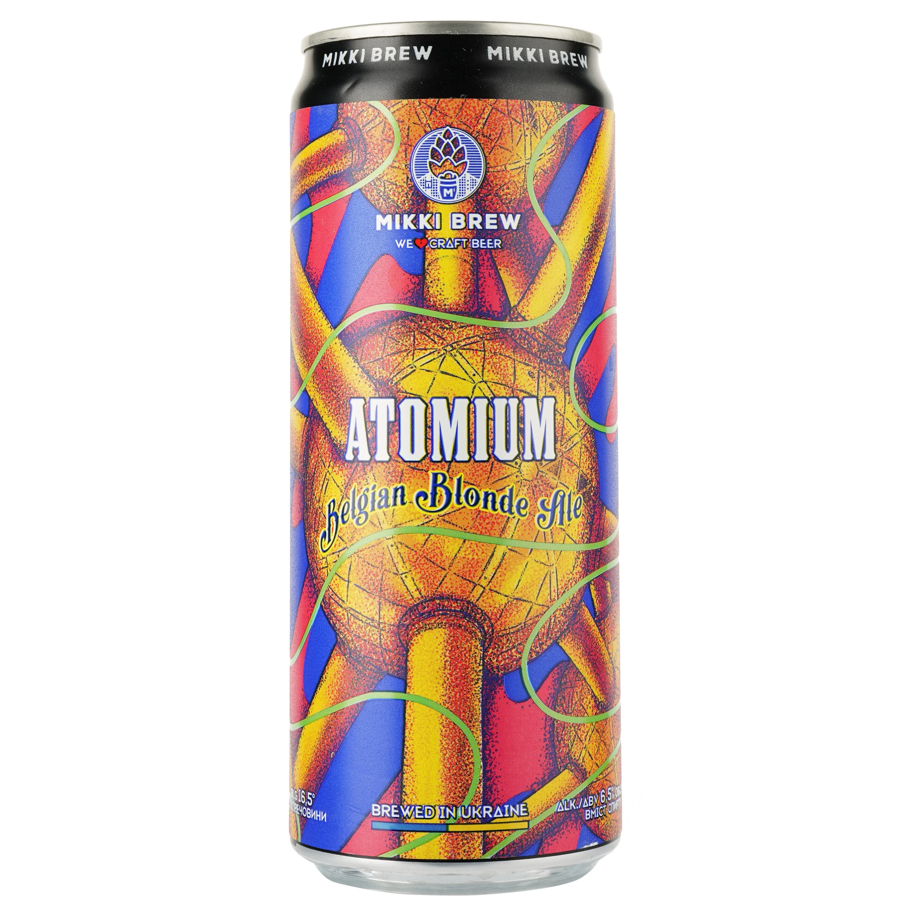 Пиво MIKKI BREW 0,33л Atomium 6,5%