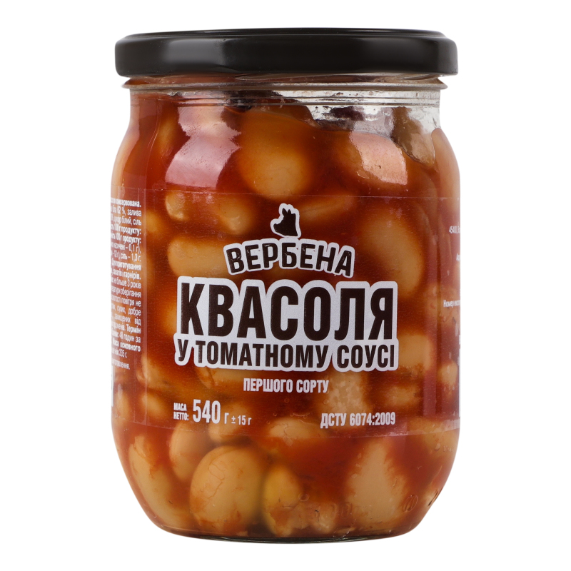 Консерва Вербена 540г Квасоля т/с