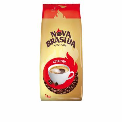 Кава Nova Brasilia 1кг Класік в зернах