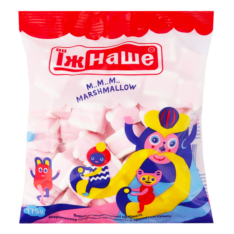 Маршмелоу Їж Наше 175г Крейдочки