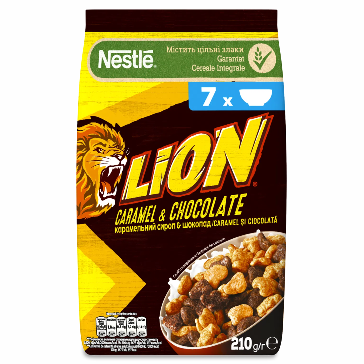 Сух сніданок Nestle 210г Lion