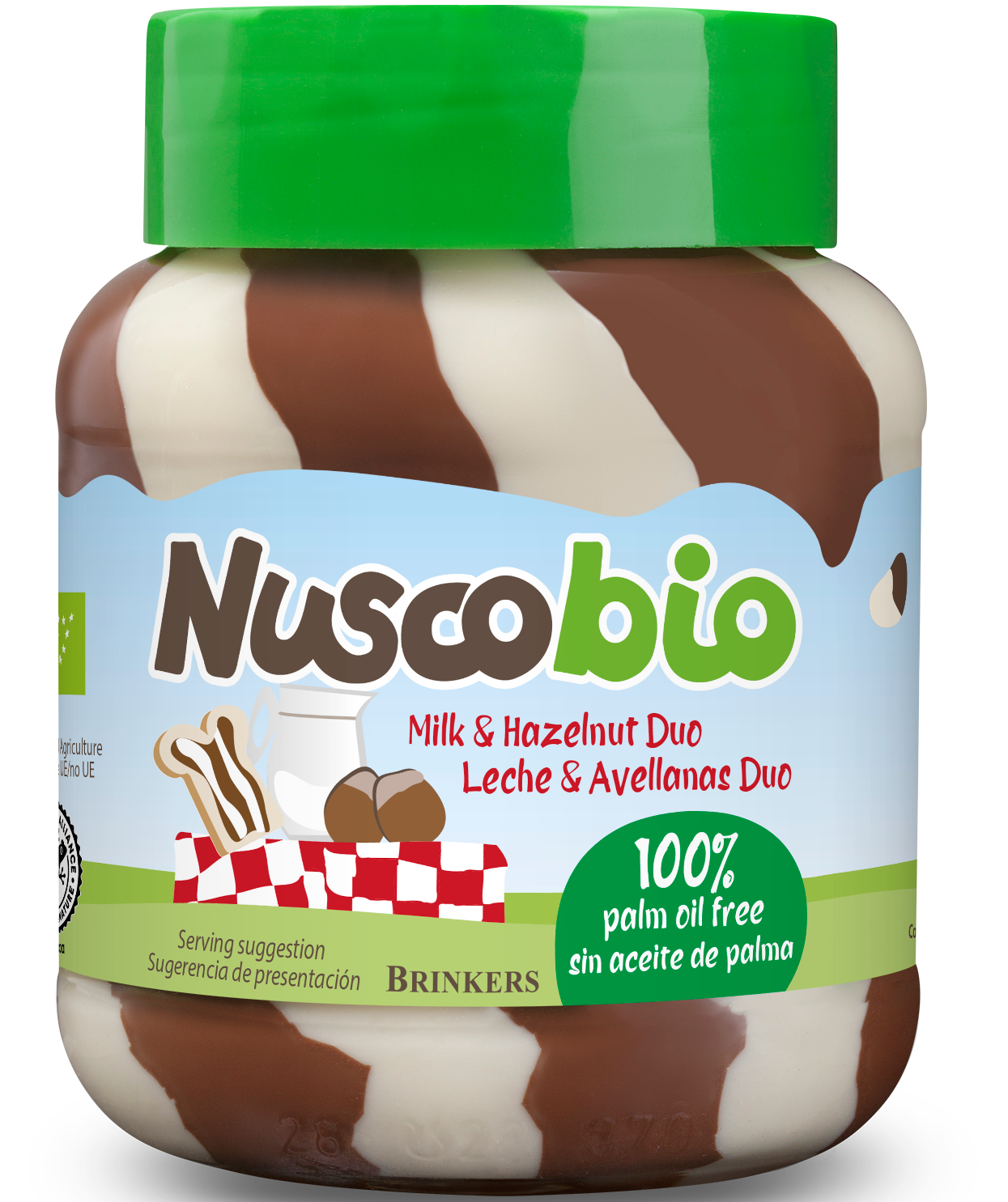 Паста Nusco 400г Duo шоколадна