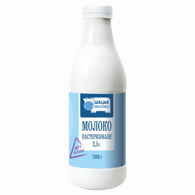 Молоко Шацьк Молоко 2,5% 1л пастеризован