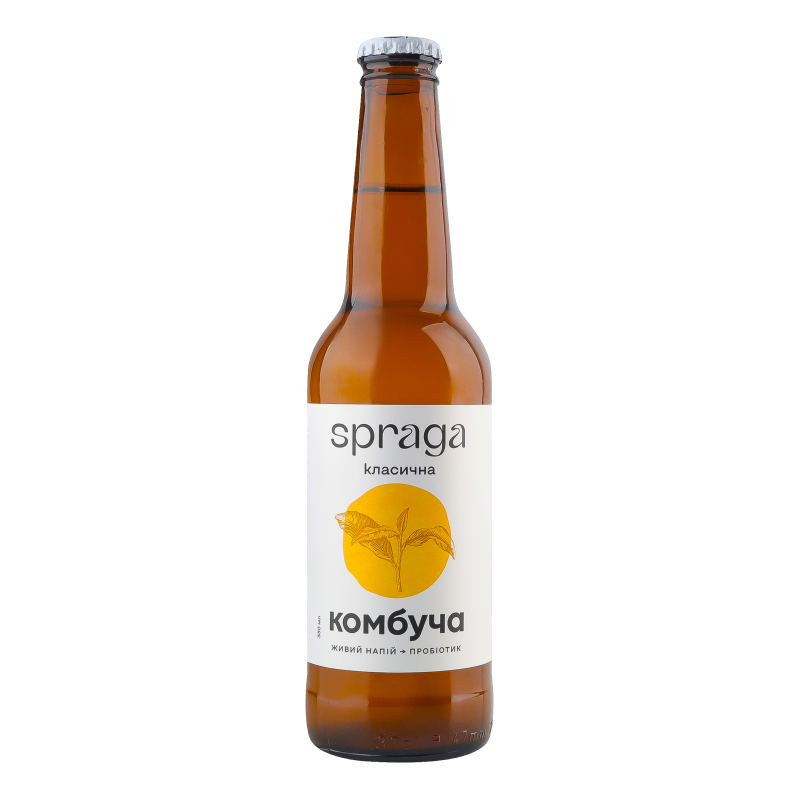 Напій Spraga 330мл КомбучаКласична с/б