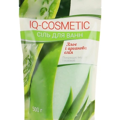 Сіль д/в IQ-COSMETIC 500гАлоєАргановОл