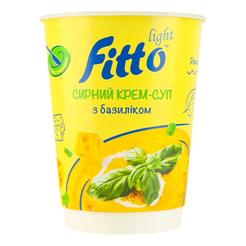 Крем-суп Fittolight 40г Сирний базил ст