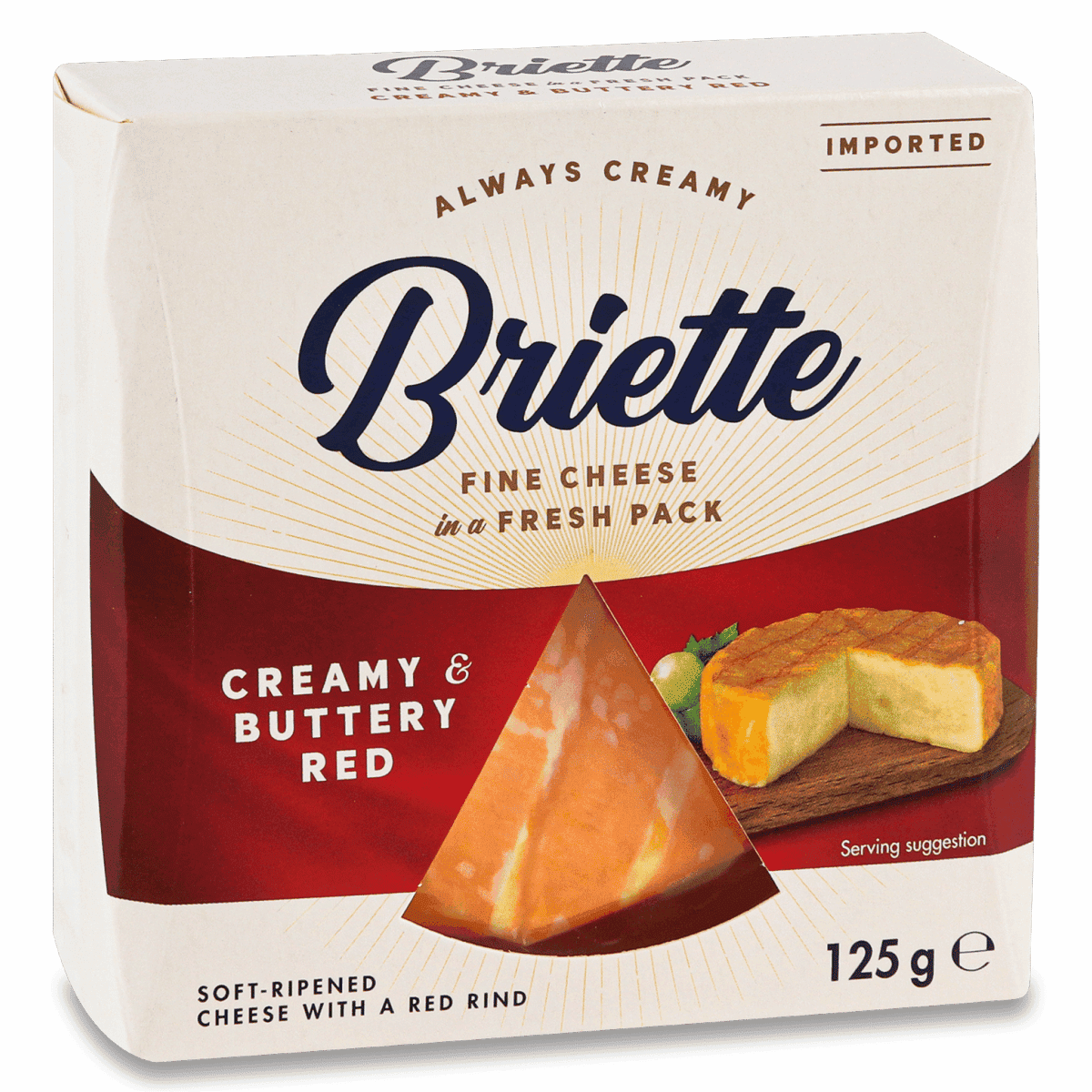 Сир Kaserei 60% 125г Briette Creamy butt