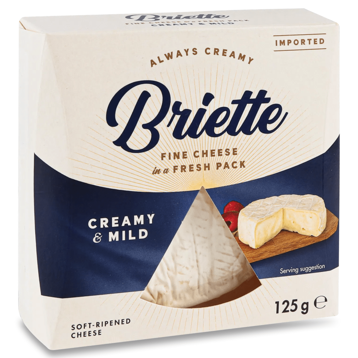 Сир Kaserei 60% 125г BrietteCreamy&Mild