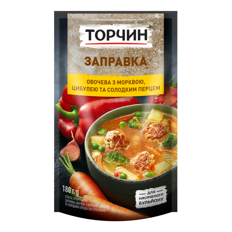 Заправка Торчин д/п 180г Овочева