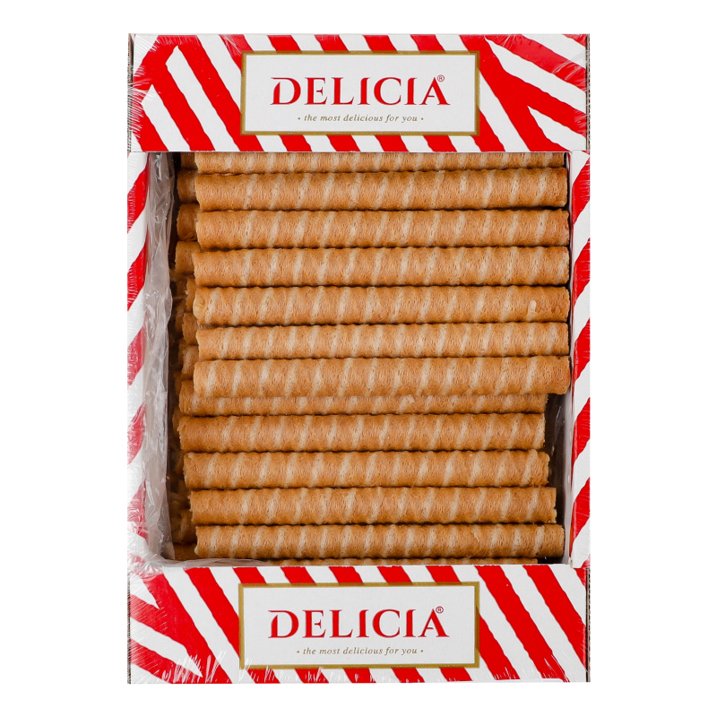 Трубочки Деліція 450г ваф пряж молоко